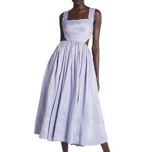Aje Women's Virginie Sleeveless Cutout Midi Dress Cool Lavander Size 4 B4HP $495